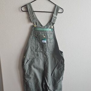 Women Liberty Olive Green Utility Overalls